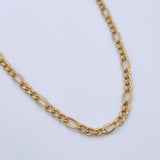 Cadena Figaro 4.7gr / 50cm / 3.3mm Oro Amarillo +0 18K $