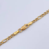 Cadena Figaro 4.7gr / 50cm / 3.3mm Oro Amarillo +0 18K $
