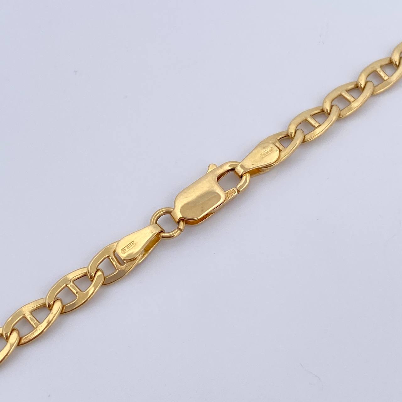 Cadena Escalera 9.65gr / 60cm / 4.3mm Oro Amarillo +3 18K $