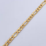 Pulso Figaro 4.05gr / 20.8cm / 4.1mm Oro Amarillo +0 18K $