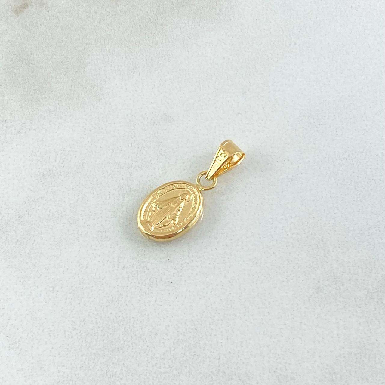 Dije Virge Milagrosa 0.45gr / 2cm / Oro Amarillo 18K