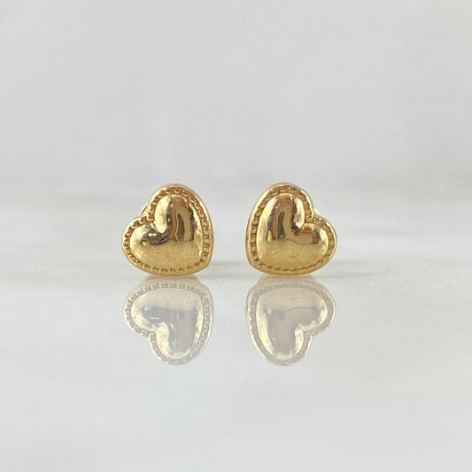 Topos Corazón 0.65gr / Oro Amarillo 18K