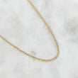 Cadena Cubana 3.55gr / 50cm / 2.3mm Oro Amarillo +1 18K *