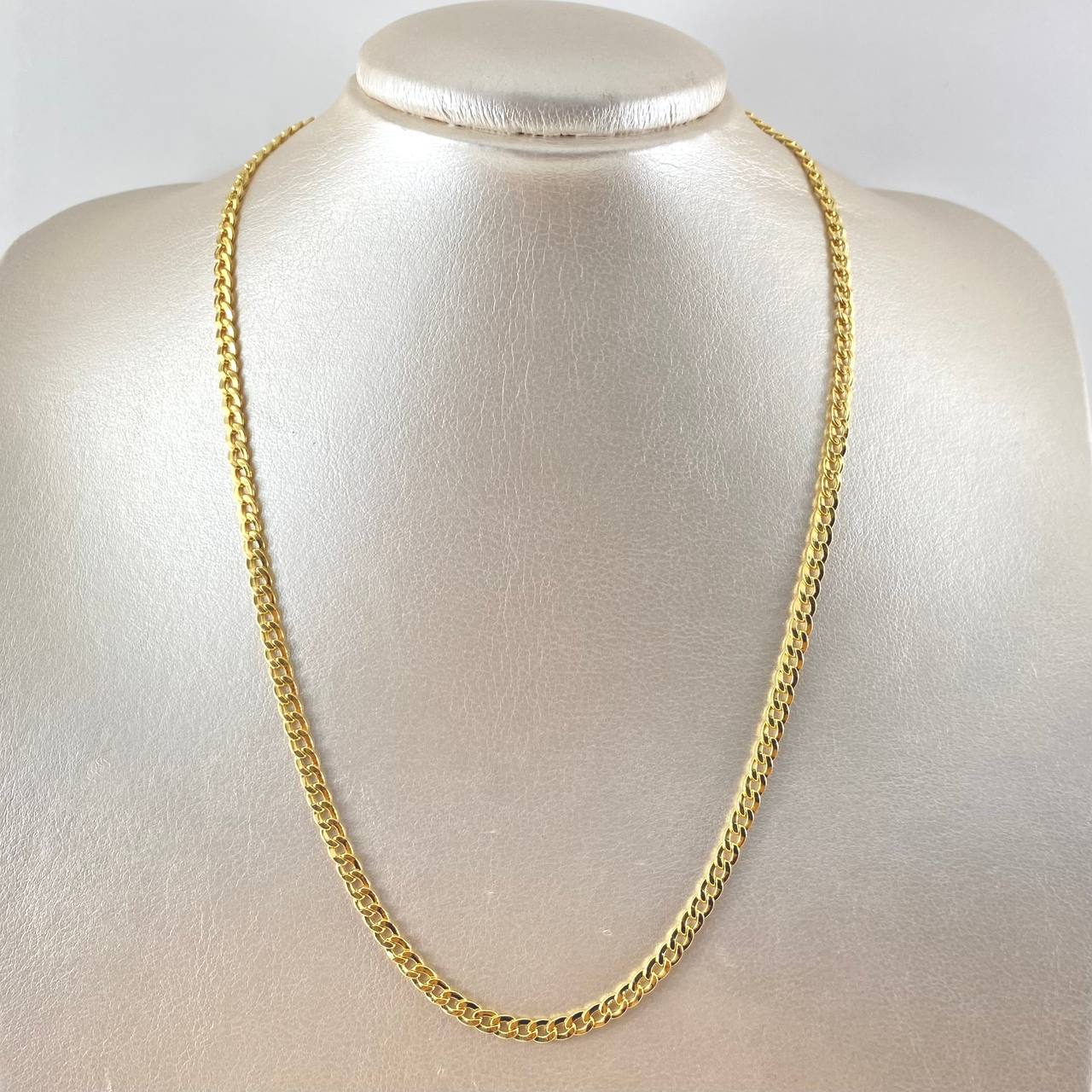 Cadena Cubana 6.5gr / 50cm / Oro Amarillo +1 18K