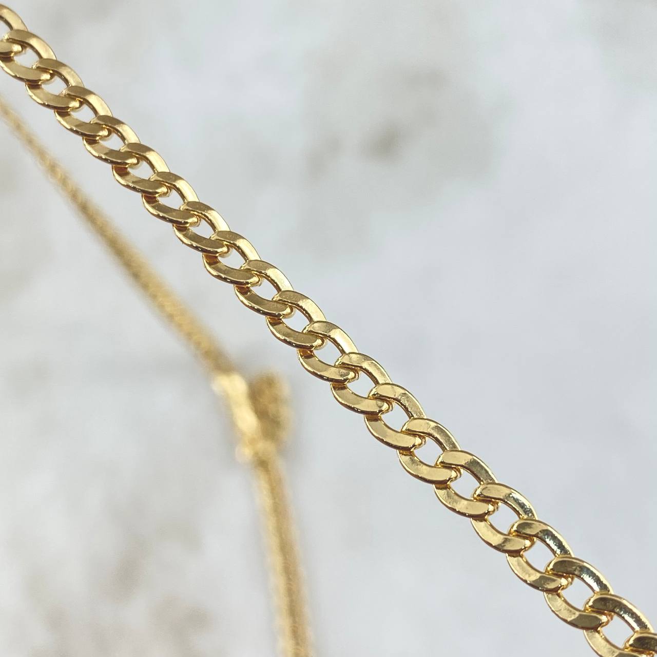 Cadena Cubana 13.9gr / 70cm / 4mm Oro Amarillo +0 18K *