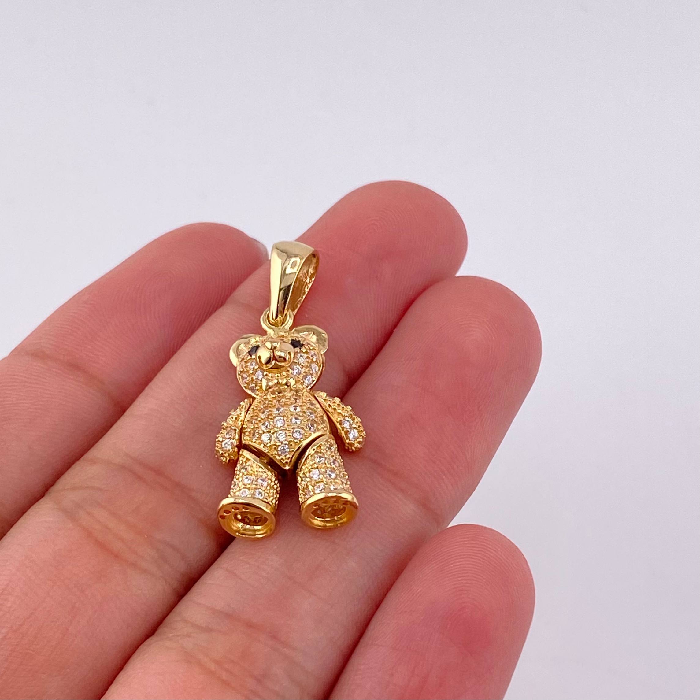 Dije Oso Articulado 4.4g / 2.9cm Oro Amarillo 18K