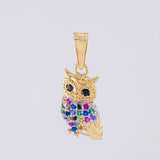 Dije Buho 1.25g / 2.2cm Oro Amarillo 18K