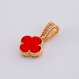 Dije Trebol 1.4g / 1.7cm Oro Rosa 18K