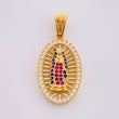 Dije Canasta Virgen Guadalupe 3.4g / 3cm Oro Amarillo 18K