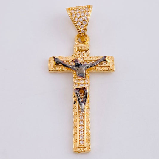 Dije Cruz Cristo 3.8g / 3.6cm Oro Amarillo 18K