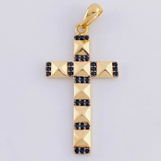 Dije Cruz Piramide 2.65g / 3.8cm Oro Amarillo 18K