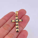 Dije Cruz Piramide 2.65g / 3.8cm Oro Amarillo 18K