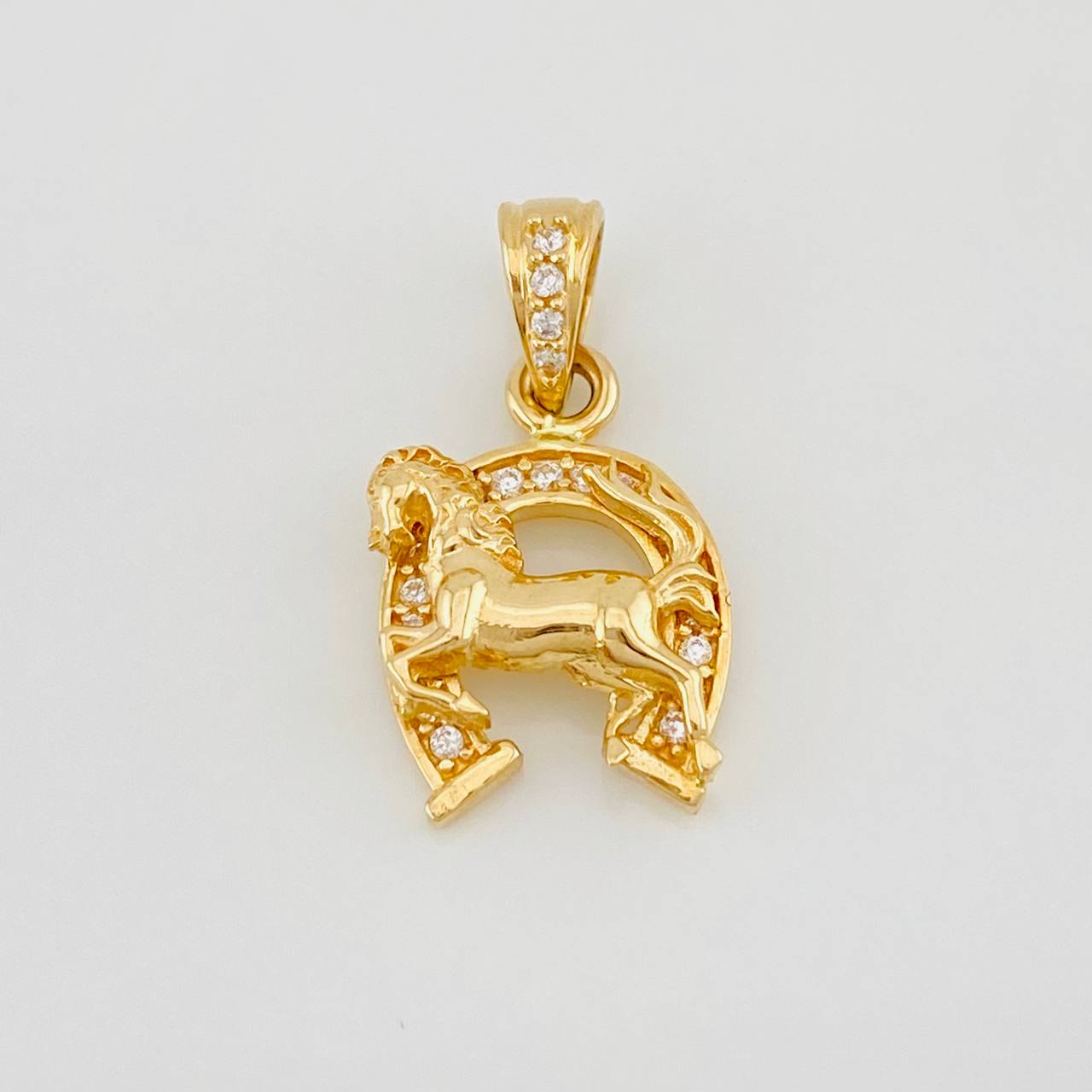 Dije Herradura Caballo 1.75g / 2cm Oro Amarillo 18K