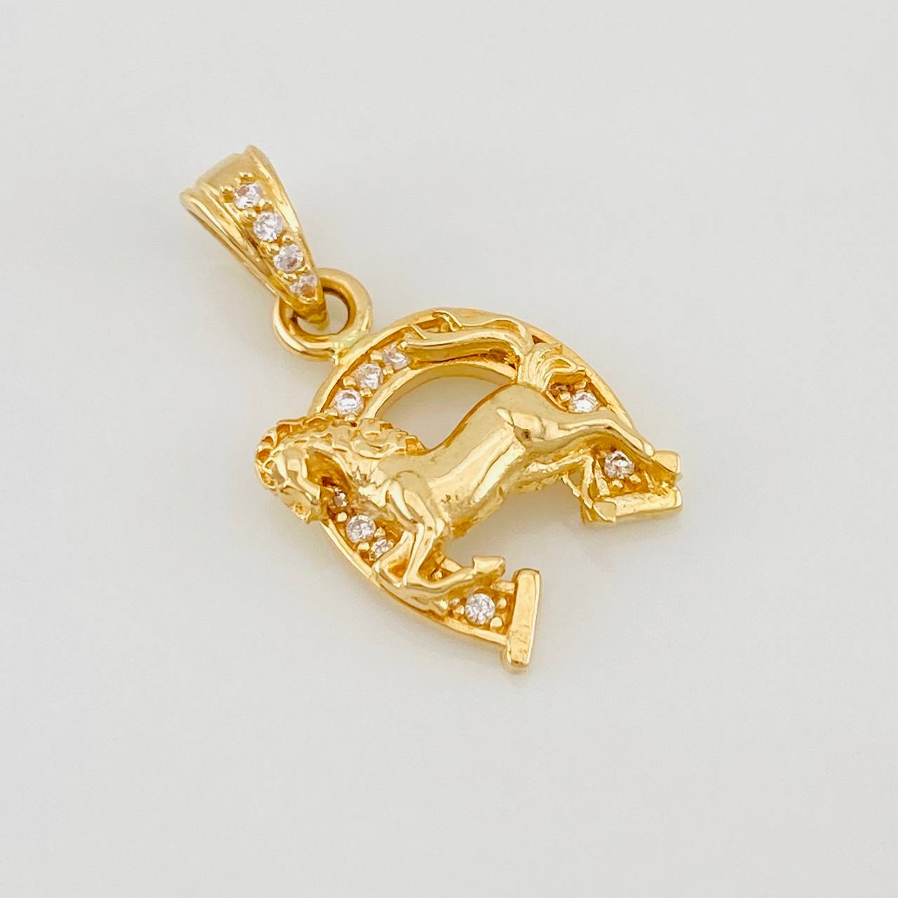Dije Herradura Caballo 1.75g / 2cm Oro Amarillo 18K