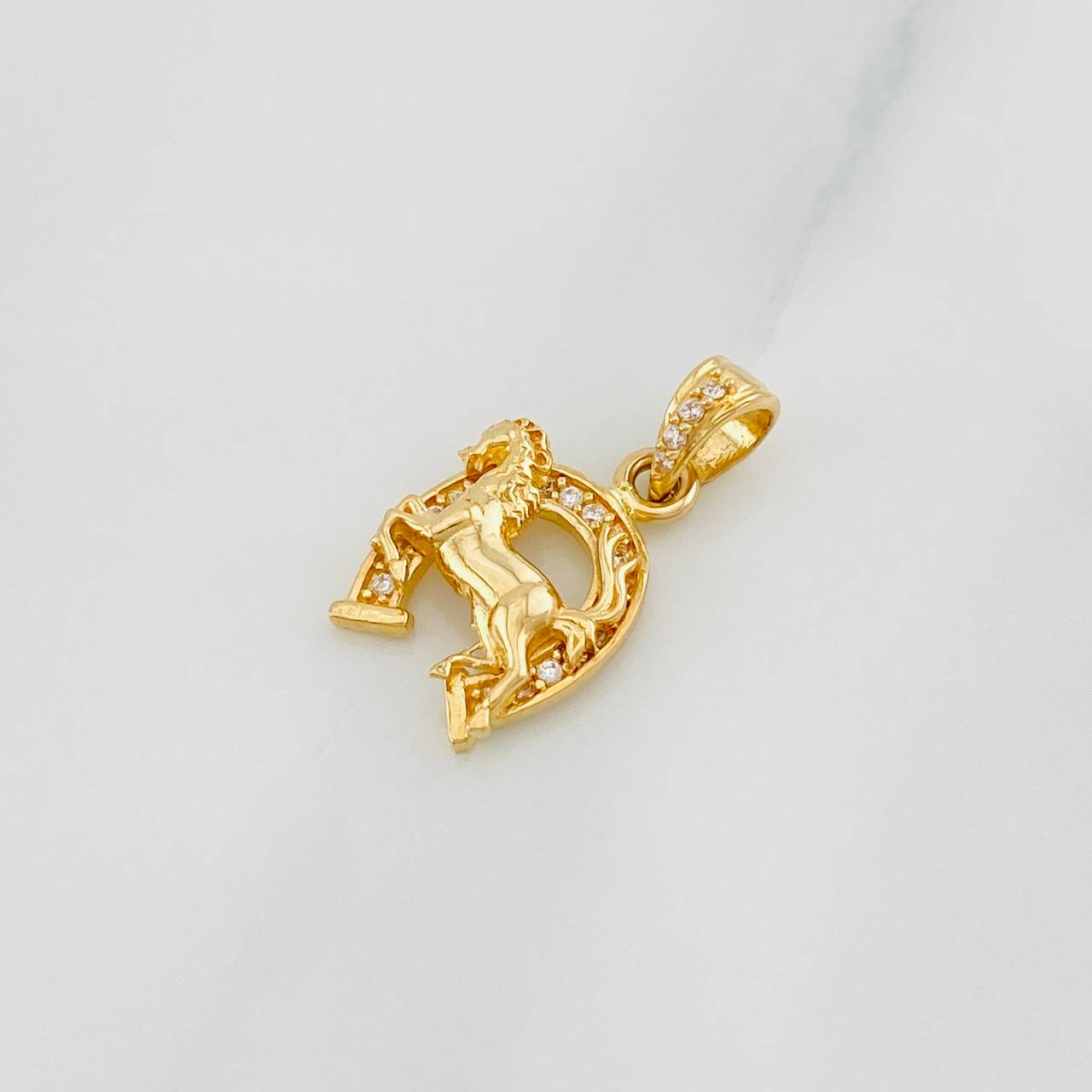 Dije Herradura Caballo 1.75g / 2cm Oro Amarillo 18K