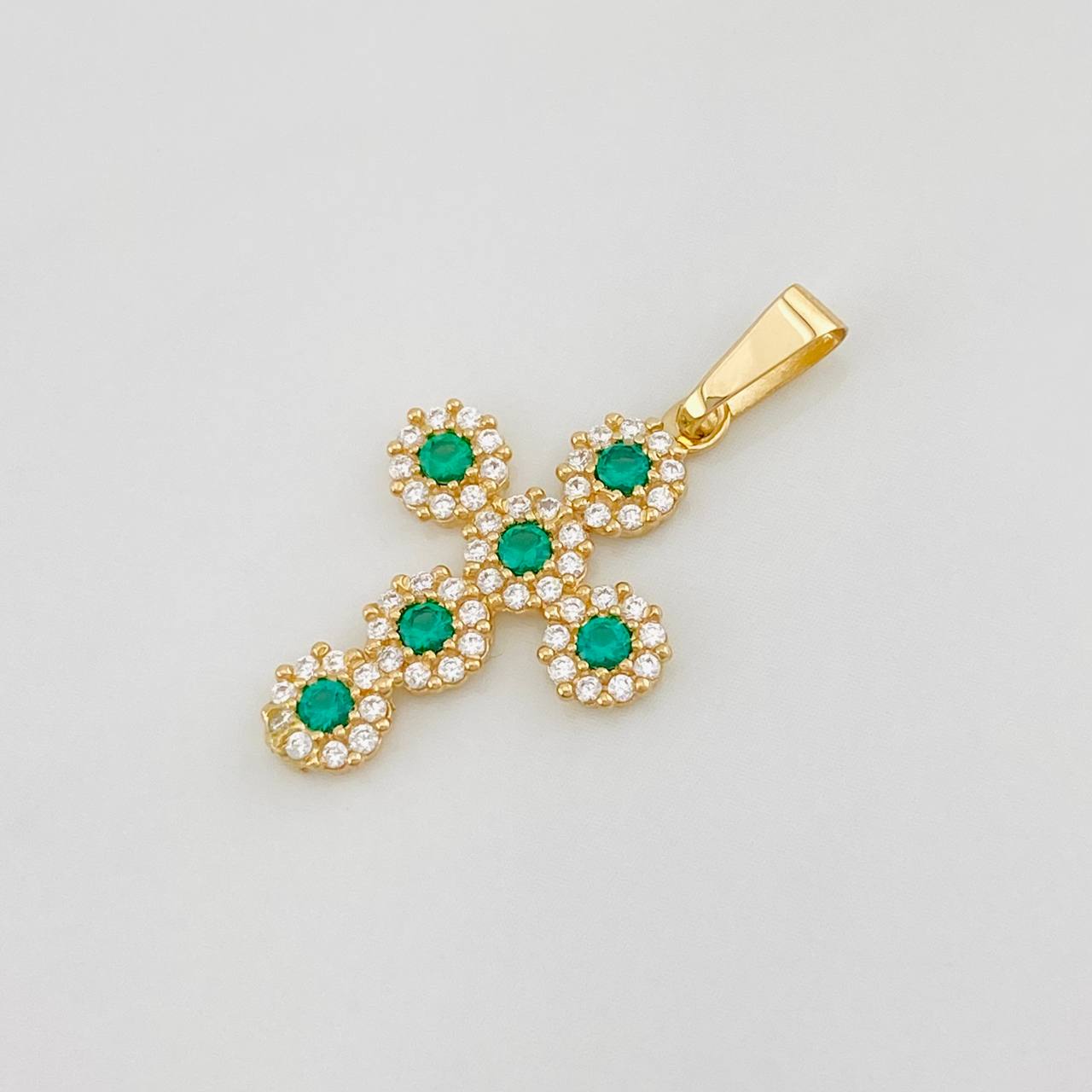 Dije Cruz Tupida 1.35g / 2.5cm Oro Amarillo 18K