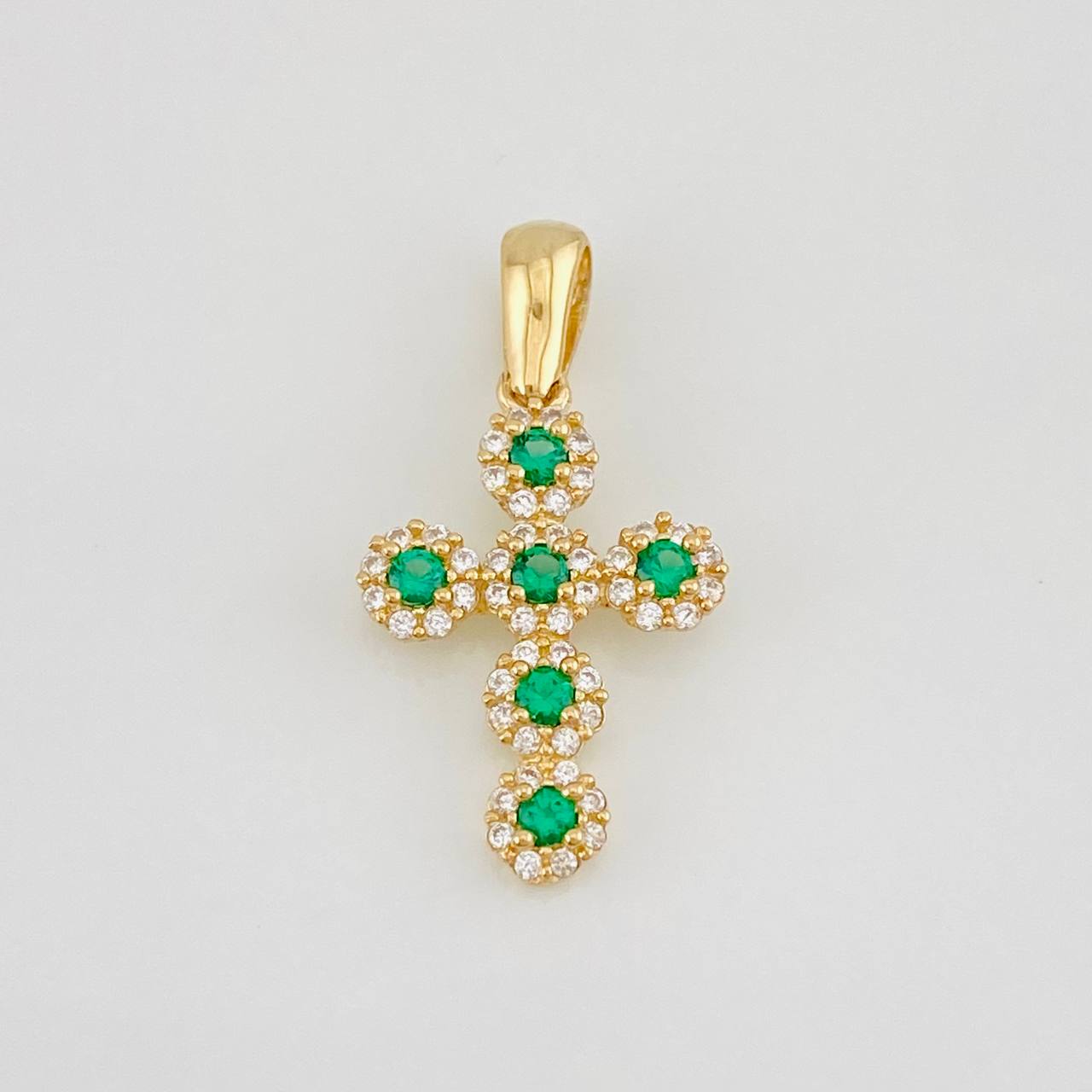 Dije Cruz Tupida 1.6g / 2.3cm Oro Amarillo 18K