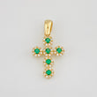 Dije Cruz Tupida 1.6g / 2.3cm Oro Amarillo 18K