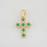Dije Cruz Tupida 1.6g / 2.3cm Oro Amarillo 18K