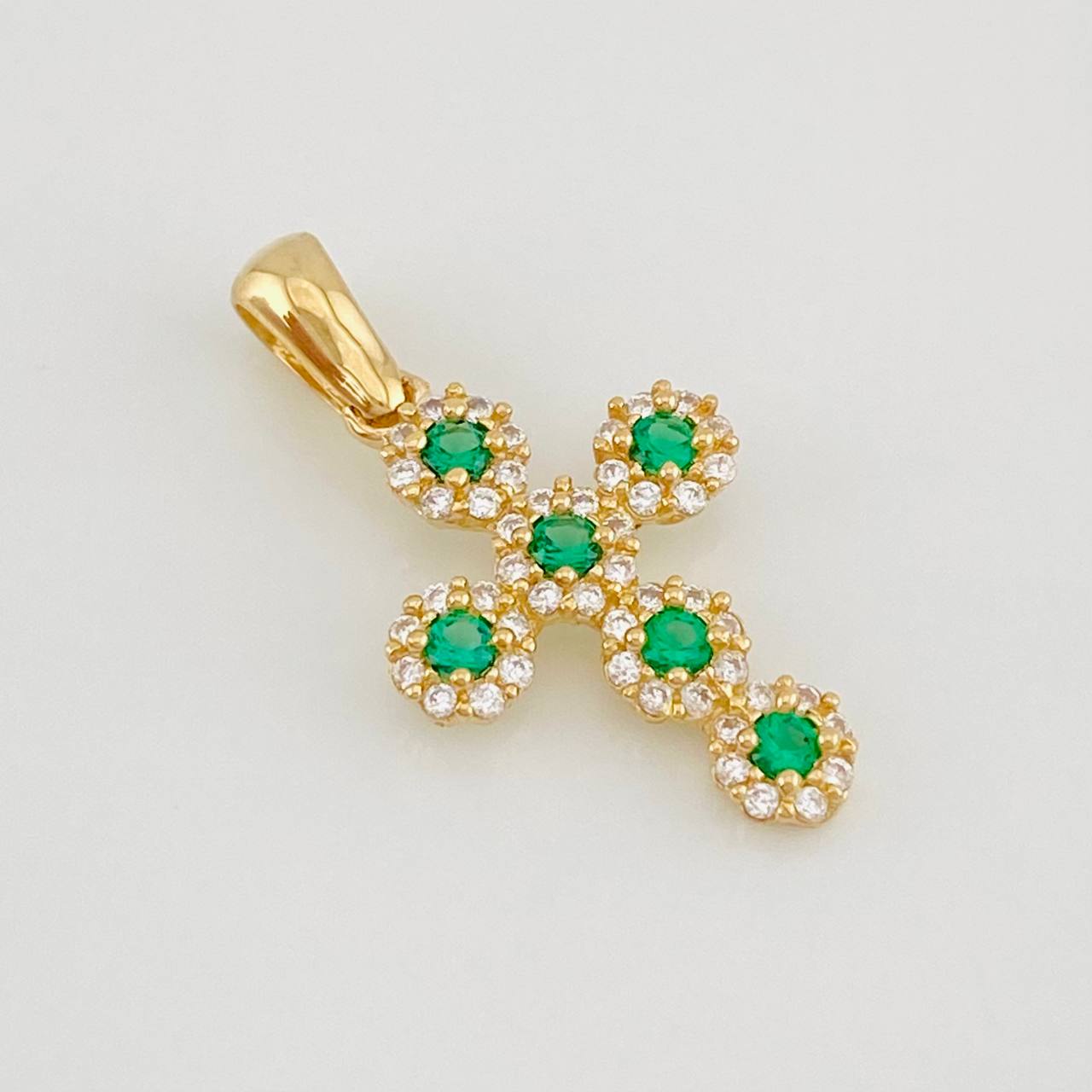 Dije Cruz Tupida 1.6g / 2.3cm Oro Amarillo 18K