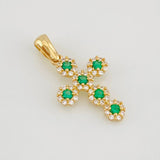 Dije Cruz Tupida 1.6g / 2.3cm Oro Amarillo 18K