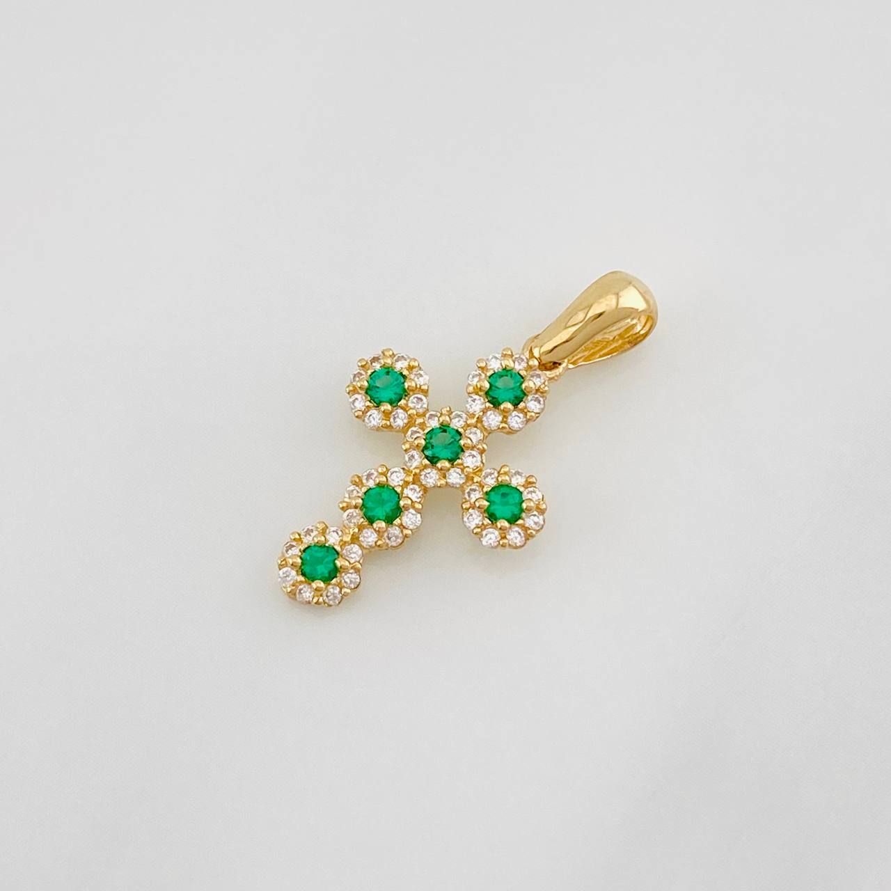 Dije Cruz Tupida 1.6g / 2.3cm Oro Amarillo 18K