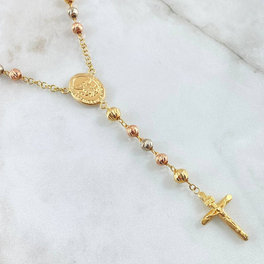 Rosario Arcangel San Miguel 15gr / 60cm / Oro 18K ©