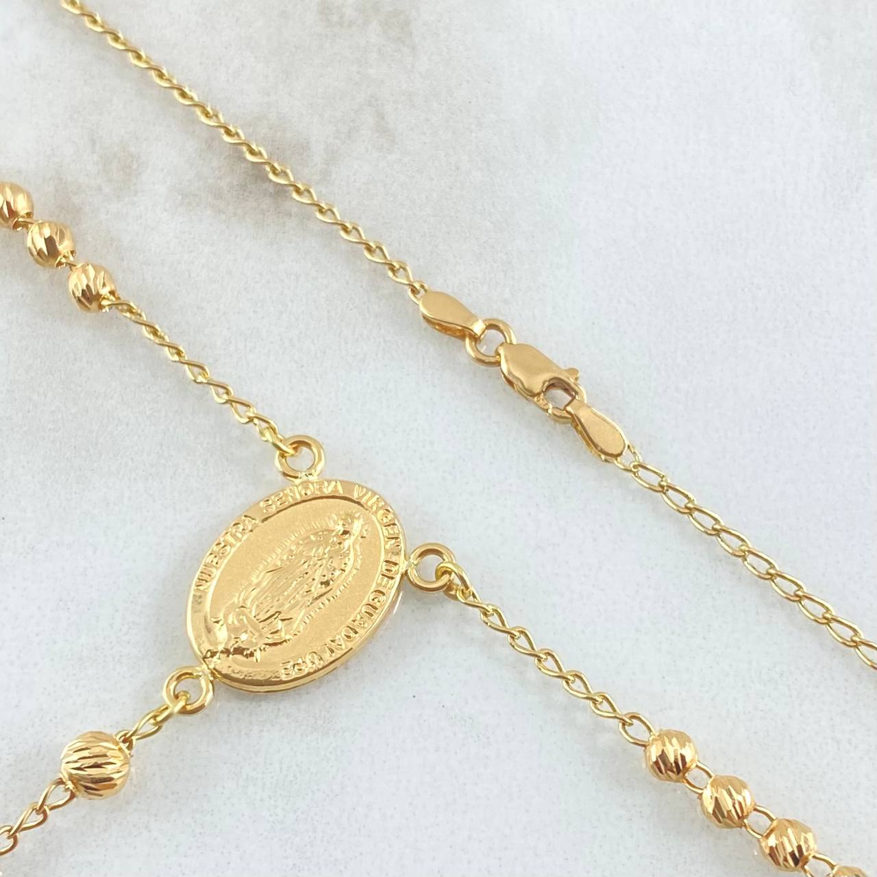 Rosario Virgen Guadalupe 8.45gr / 50cm / Oro 18K ©