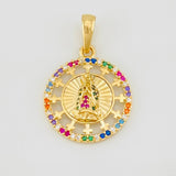Dije Virgen de Guadalupe 2.9g / 2.6cm Oro Amarillo 18K