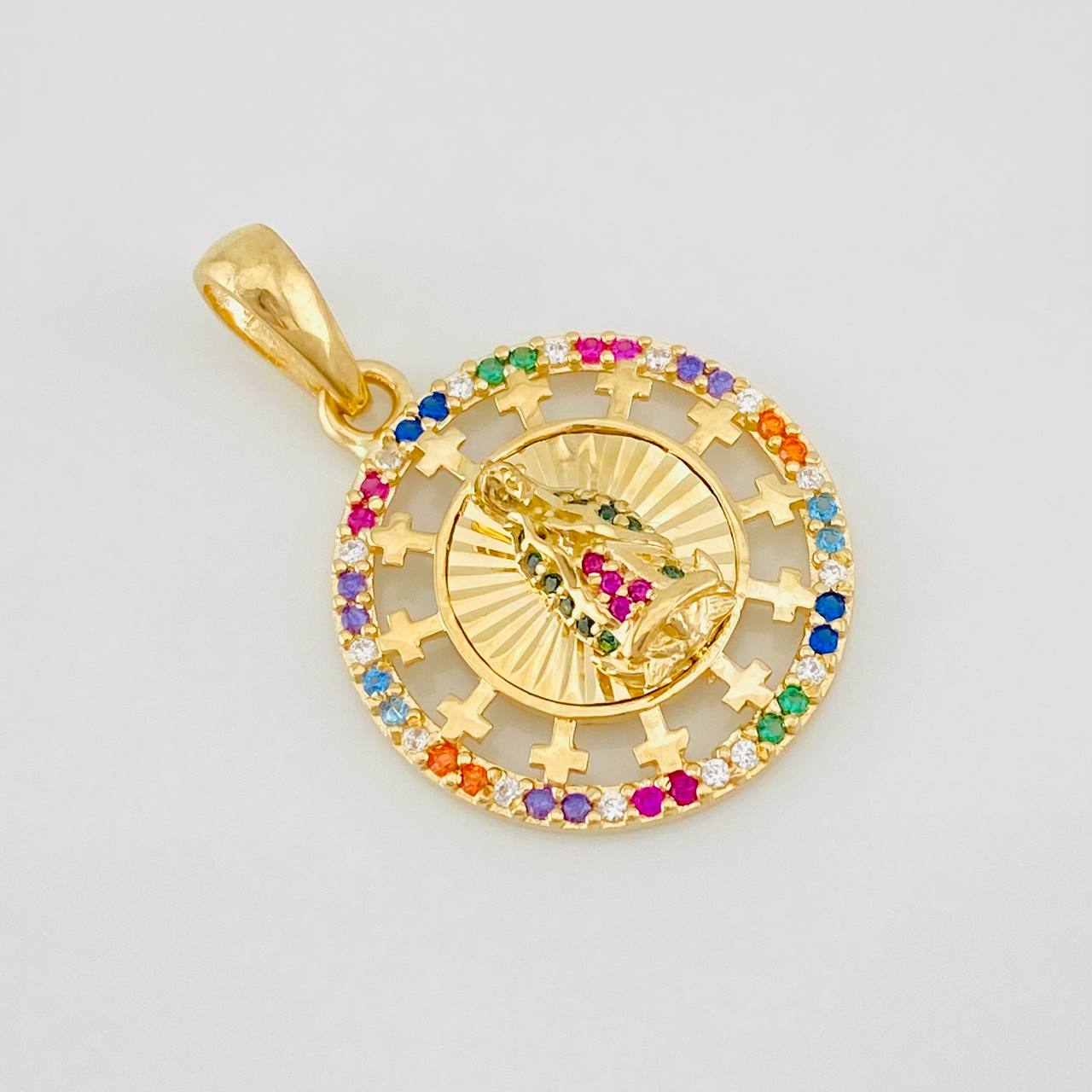 Dije Virgen de Guadalupe 2.9g / 2.6cm Oro Amarillo 18K