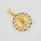 Dije Virgen de Guadalupe 2.9g / 2.6cm Oro Amarillo 18K