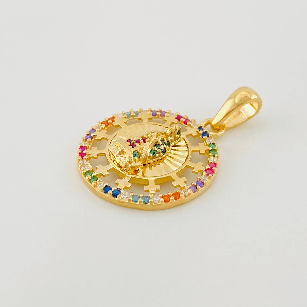 Dije Virgen de Guadalupe 2.9g / 2.6cm Oro Amarillo 18K