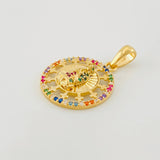 Dije Virgen de Guadalupe 2.9g / 2.6cm Oro Amarillo 18K