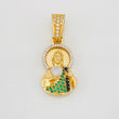 Dije San Judas Tadeo 4.05g / 3cm Dos Oros Amarillo Blanco 18K