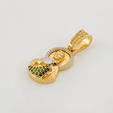 Dije San Judas Tadeo 4.05g / 3cm Dos Oros Amarillo Blanco 18K