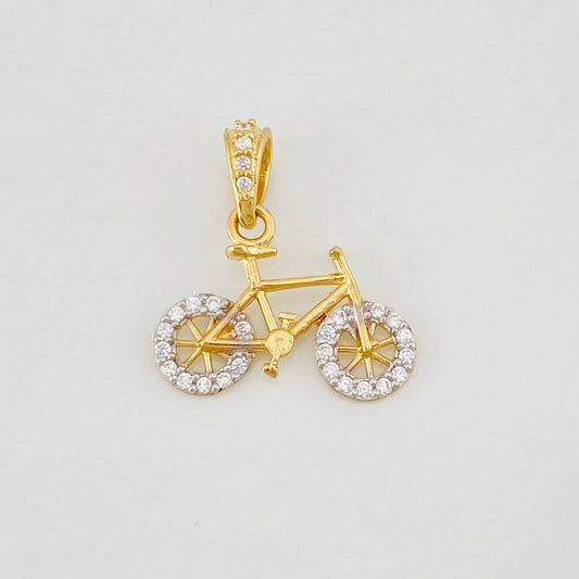 Dije Bicicleta 1g / 1.7cm Oro Amarillo 18K