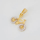 Dije Bicicleta 1g / 1.7cm Oro Amarillo 18K