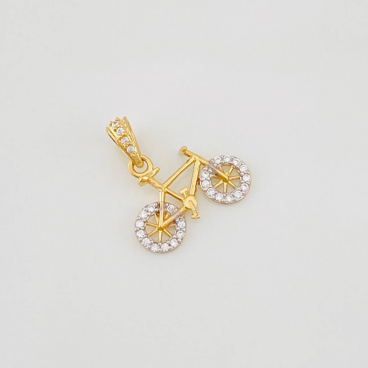 Dije Bicicleta 1g / 1.7cm Oro Amarillo 18K