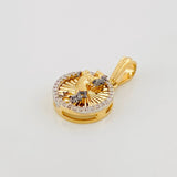 Dije Caballo Diamantado 1.85g / 1.8cm Oro Amarillo 18K