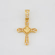 Dije Cruz Trebol 1.2g / 2.3cm Oro Amarillo 18K