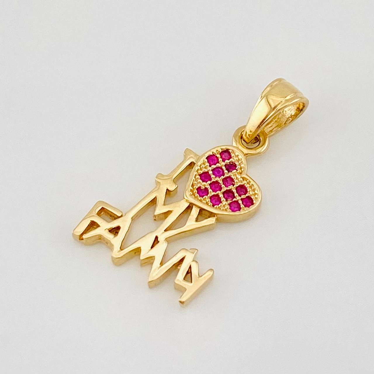 Dije Family Corazon 1.55g / 2cm Oro Amarillo 18K