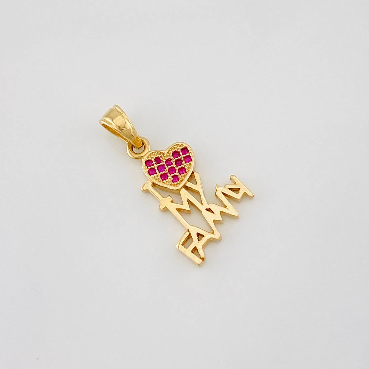 Dije Family Corazon 1.55g / 2cm Oro Amarillo 18K