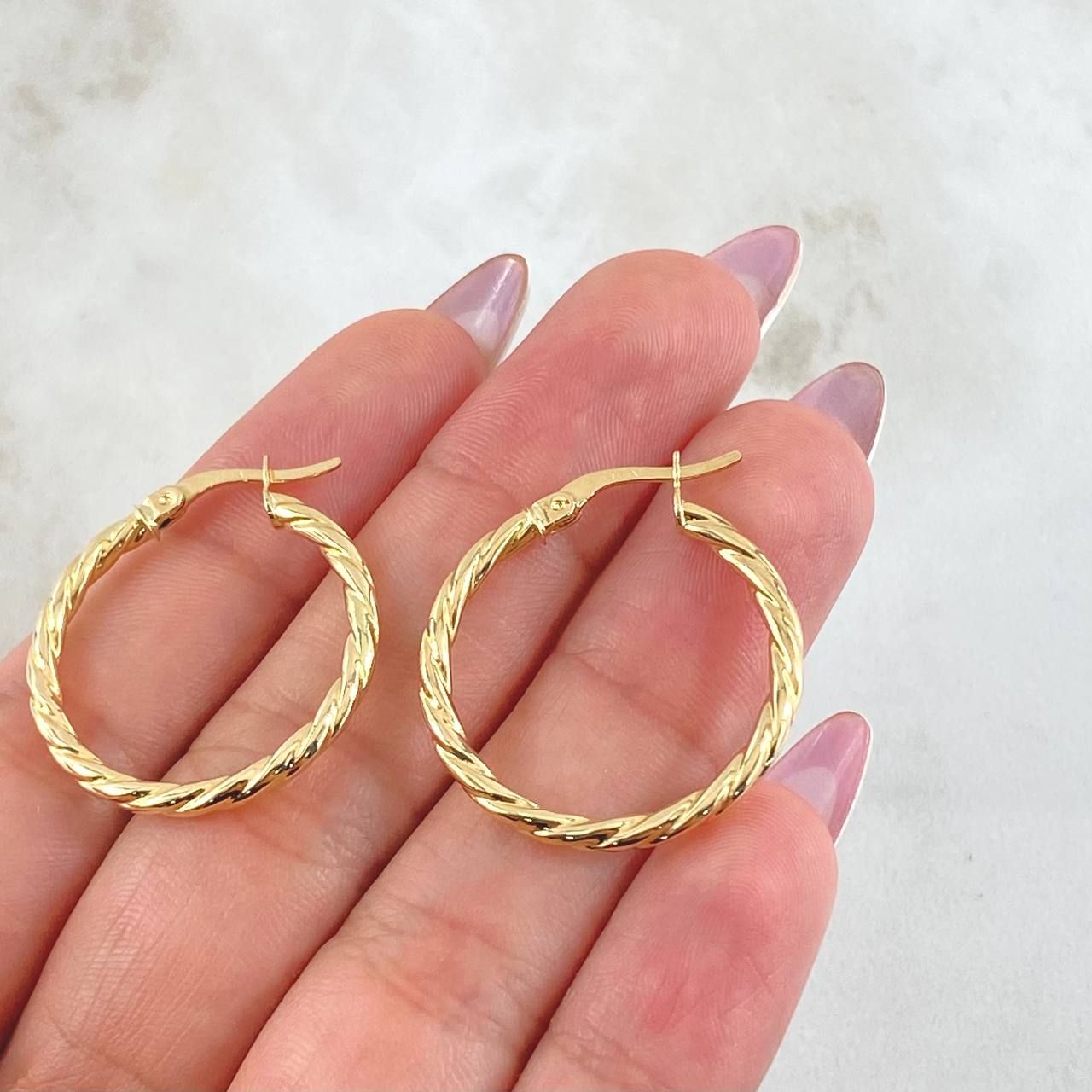 Candongas Lore 1.85gr / 2.7cm / Oro Amarillo 18K ©