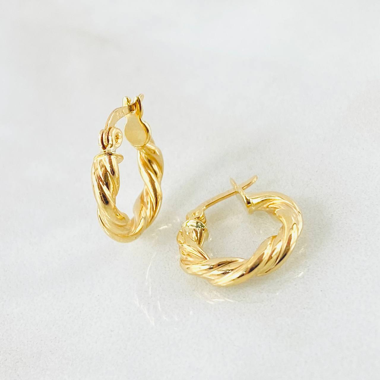 Candongas Mai 1.3gr / 1.5cm-Oro Amarillo 18K