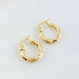 Candongas Mai 1.05gr / 1.4cm-Oro Amarillo 18K
