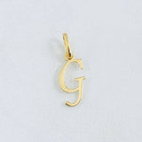 Dije Letra G Cursiva 0.4gr / 2cm / Oro Amarillo 18K ©