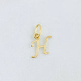 Dije Letra H Cursiva 0.45gr / 1.7cm / Oro Amarillo 18K ©