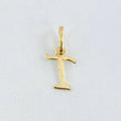 Dije Letra T Cursiva 0.35gr / 1.6cm / Oro Amarillo 18K ©