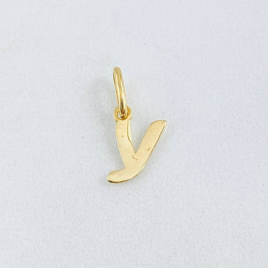 Dije Letra Y Cursiva 0.4gr / 1.5cm / Oro Amarillo 18K ©