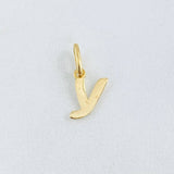 Dije Letra Y Cursiva 0.4gr / 1.5cm / Oro Amarillo 18K ©